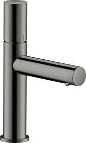 Hansgrohe Axor Uno Waschbeckenarmatur 110 mit Zerogriff und Ablaufgarnitur polished black chrome