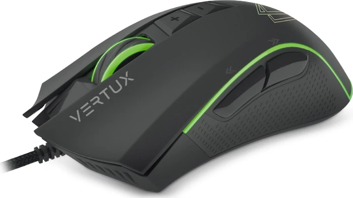Vertux Rodon Gaming Mouse, schwarz, USB