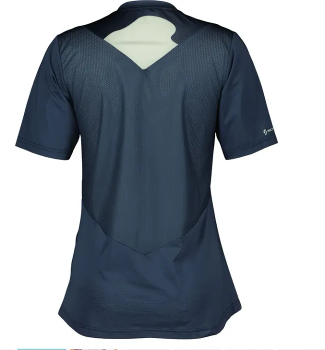 Scott Trail Vertic Trikot kurzarm metal blue/fresh green (Damen)