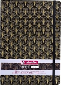 Royal Talens Skizzenbuch Art Deco, A4, glatt, 80 Blatt
