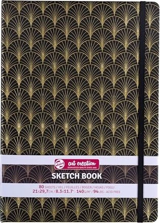 Royal Talens Skizzenbuch Art Deco, A4, glatt, 80 Blatt