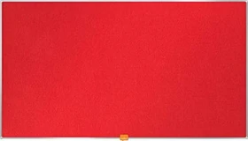 Nobo Filz-Notiztafel Widescreen 40" 40", Pinnwand, rot, 89x50cm