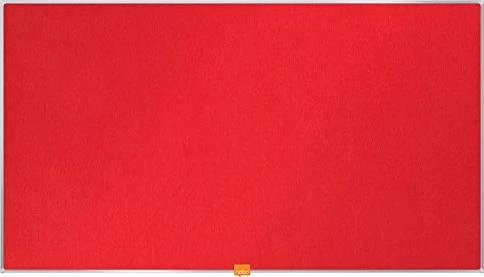 Nobo Filz-Notiztafel Widescreen 40" 40", Pinnwand, rot, 89x50cm