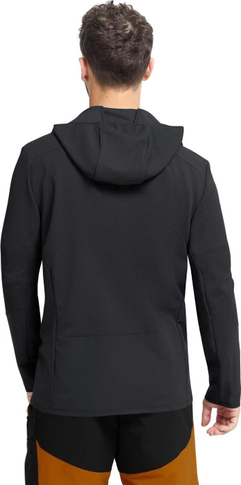 Jack Wolfskin Ridge Hike Hooded Fz Jacke schwarz (Herren)
