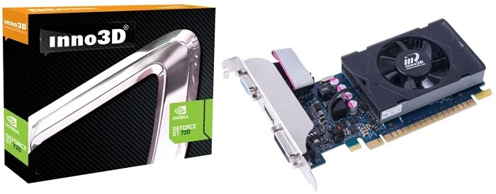 INNO3D GeForce GT 720, 1GB GDDR5, VGA, DVI, HDMI