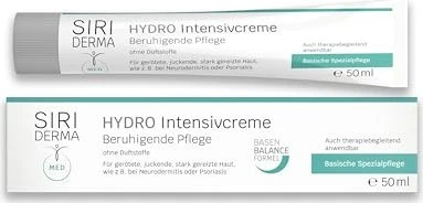Siriderma Hydro Intensivcreme Beruhigende Pflege ohne Duftstoffe, 50ml