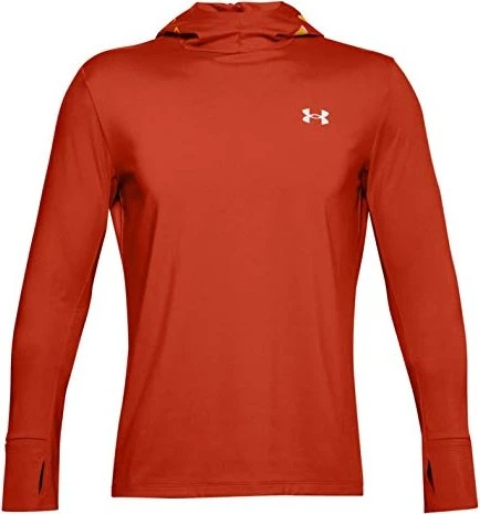 Under Armour Qualifier Ignight ColdGear Hoodie Laufshirt langarm orange (Herren)
