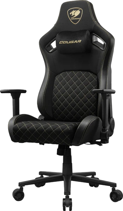 Cougar Defensor Gold F CGR-DFF-GLB Gamingstuhl, schwarz/gold (3MDFFGLB.0001) – Bild 9