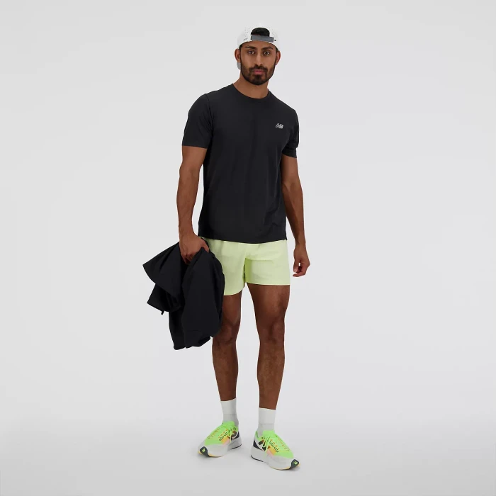 New Balance RC 5" Laufhose kurz limelight (Herren)