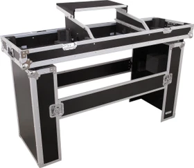 Roadinger Console Road Table 2xTT with Laptop Tray