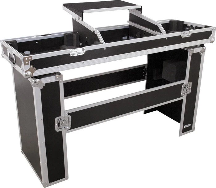 Roadinger Console Road Table 2xTT with Laptop Tray