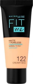 Maybelline Fit Me Matte & Poreless Foundation 122 creamy beige, 30ml