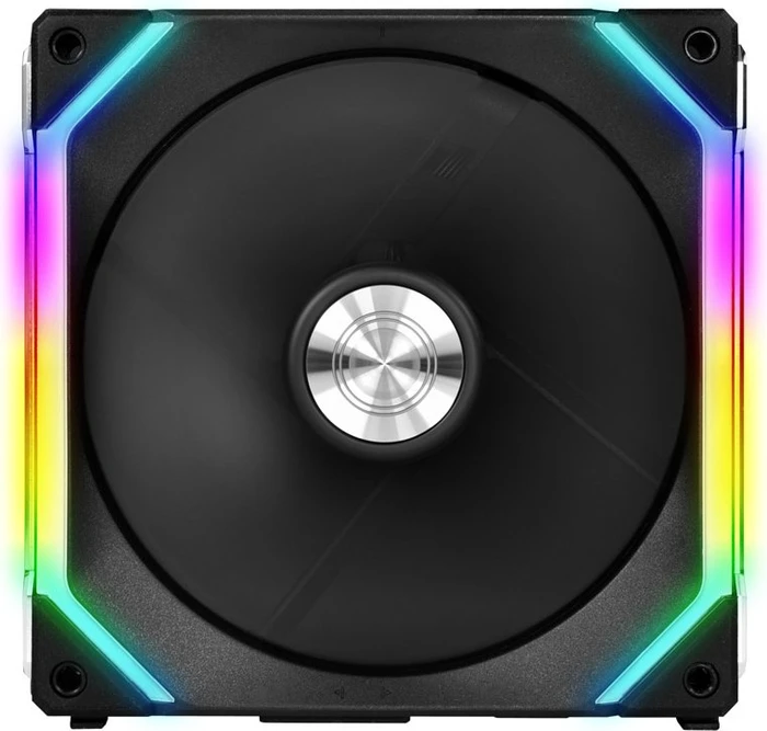 Lian Li Uni Fan SL140 RGB, schwarz, LED-Steuerung, Lüftersteuerung, 140mm, 2er-Pack