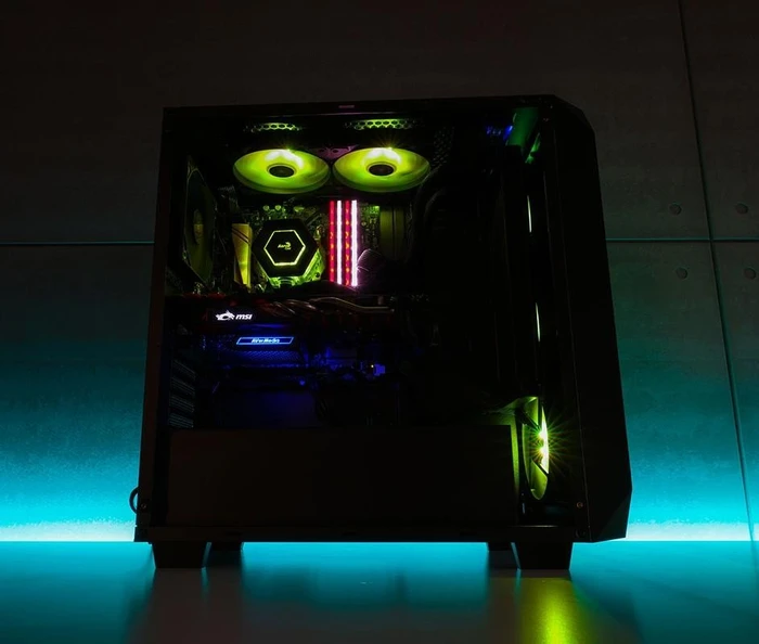 AeroCool Project7 P7-C0 Pro schwarz, Glasfenster