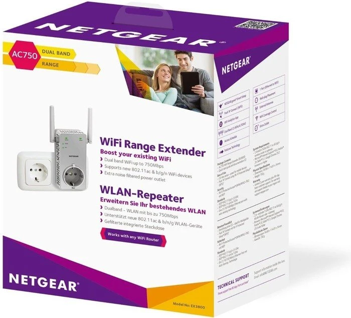 Netgear Wi-Fi Range Extender EX3800