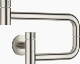Dornbracht Tara Ultra Pot mit verlängertem und 360°C schwenkbarem Arm platin gebürstet