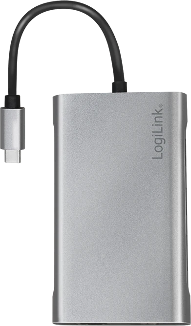 LogiLink USB 3.2 Gen 1 Dockingstation 8-Port, USB-C 3.0 [Stecker]