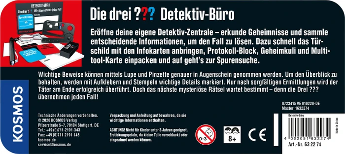 Kosmos Die drei ??? Detektiv-Büro