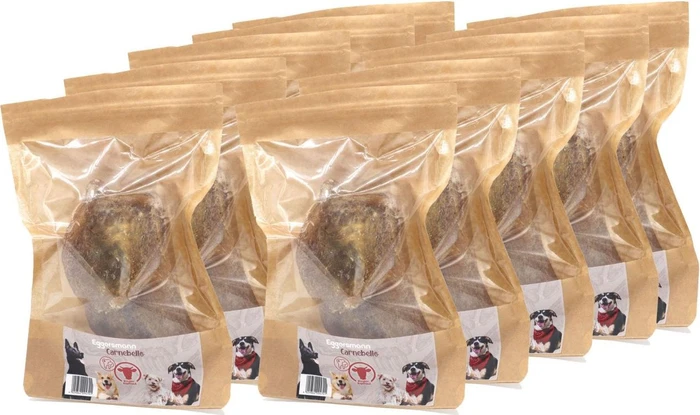 Eggersmann Carnebello Naturkausnack Rinderkopfhaut, 600g (10x 60g)