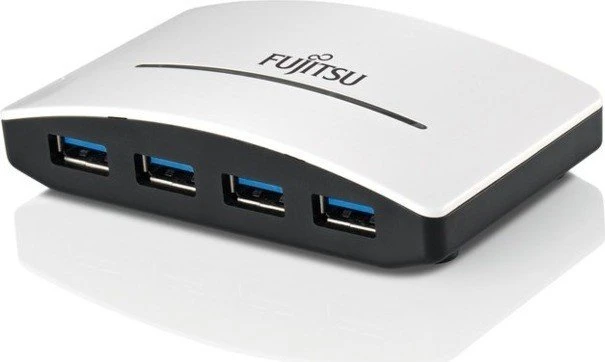 Fujitsu USB-Hub, 4x USB-A 3.0, USB-B 3.0 [Buchse]