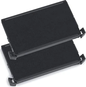 trodat 6/4926 Ersatz-Stempelkissen, schwarz, 2er-Pack