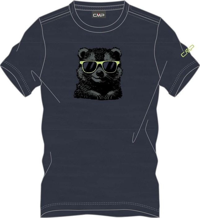 CMP Slub Jersey T-Shirt kurzarm antracite (Junior)