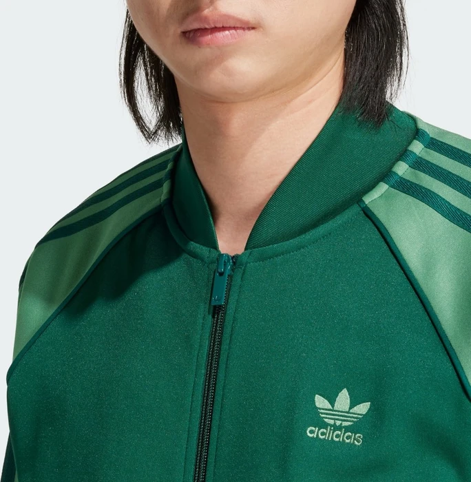 adidas Adicolor Classics SST Originals Trainingsjacke collegiate green/preloved green (Herren)
