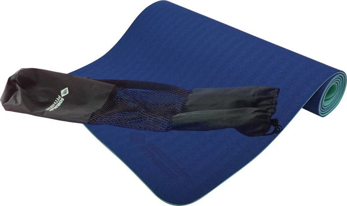 Schildkröt Bicolor Yoga Fitnessmatte navy/mint