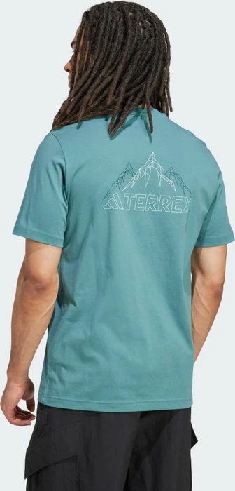 adidas Terrex Graphic T-Shirt kurzarm preloved teal (Herren)