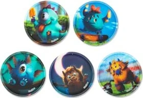 Ergobag Klettie-Set Monster matt, 5-tlg.