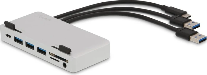 LMP USB-C Attach Dock Pro, Space Gray, 1x USB-C 3.0 [Stecker], 2x USB-A 3.0 [Stecker]