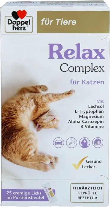 Doppelherz für Tiere Relax Complex für Katzen Paste, 25 Stück