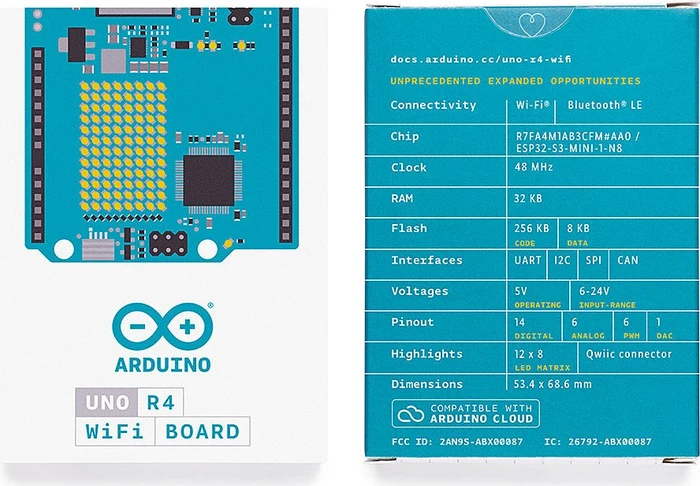 Arduino Uno Rev.4 SMD, WiFi