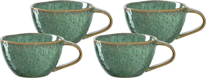 Leonardo Matera Keramiktasse 290ml grün, 4 Stück (018589)