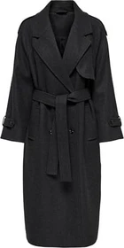 ONLY Dear-Trillion Mantel dark grey melange (Damen)