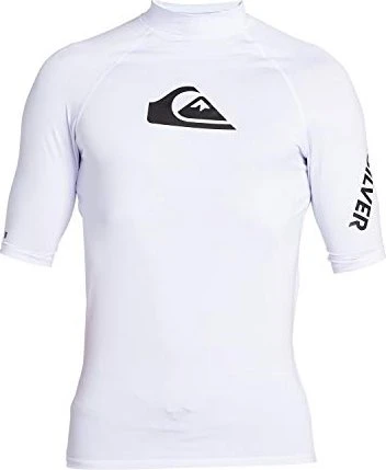 Quiksilver All Time Rashguard Funktionsshirt langarm weiß (Herren)