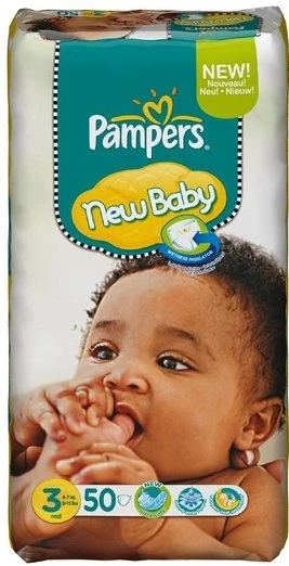 Pampers Premium Protection New Baby Gr.3 Einwegwindel, 4-7kg