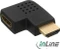 InLine HDMI Adapter, Stecker auf Buchse, links gewinkelt Vorschaubild