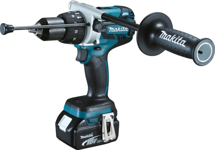 Makita DHP481RTJ Akku-Schlagbohrschrauber inkl. MAKPAC + 2 Akkus 5.0Ah