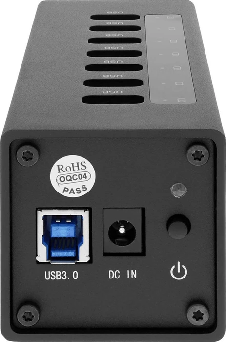 InLine USB-Hub, 7x USB-A 3.0, USB-B 3.0 [Buchse]