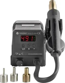 Toolcraft ZD-8908 SMD Rework Station Elektro-Heißluftgebläse, stationär