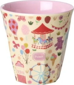 Rice by Rice Kinderbecher medium fun fair rosa