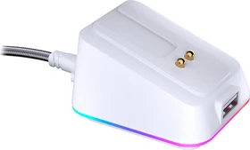 Endorfy Mouse Dock Onyx White für LIV Wireless und LIV Plus Wireless, Maus-Ladestation, weiß