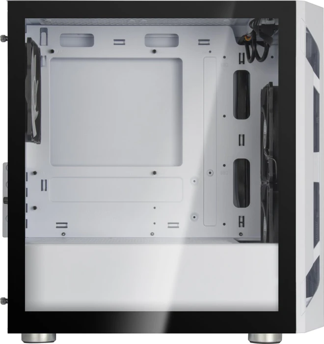 SilverStone Fara H1M Pro, weiß, Glasfenster