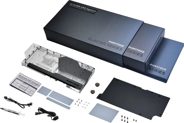 Phanteks Glacier G40 GIGABYTE, RTX 4090 AORUS Master & Gaming schwarz, mit Backplate
