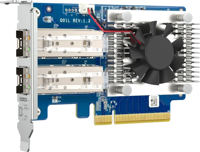 QNAP LAN-Adapter, 2x SFP+, PCIe 3.0 x8
