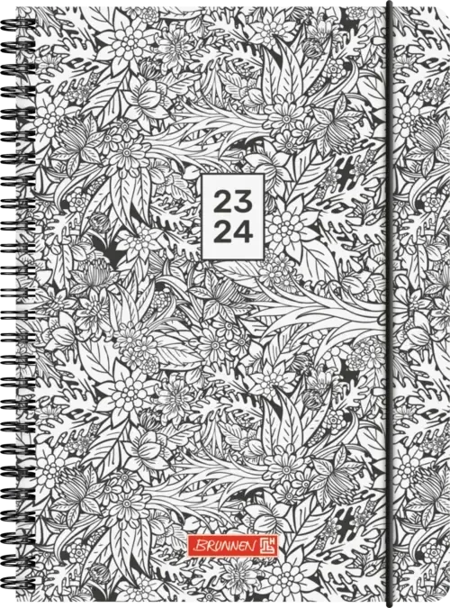 Brunnen Schülerkalender Wochenkalender 2023/2024, 170x240mm, Motiv ZENart, 104 Blatt