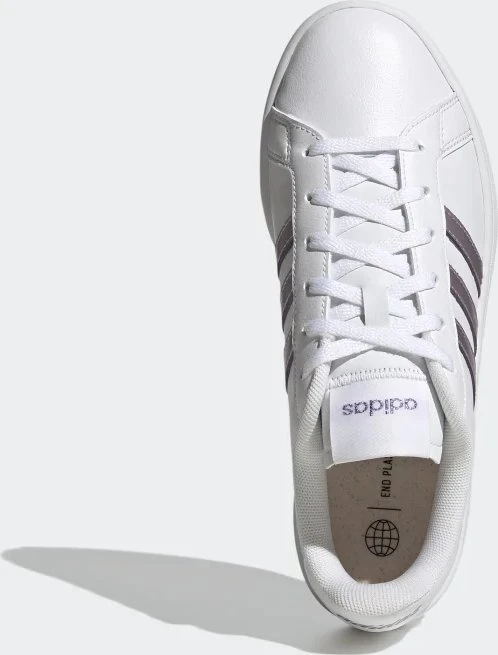 adidas Grand Court Base Beyond cloud white/matt purple met. (Damen)