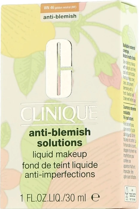 Clinique Anti Blemish Solutions Liquid Make-Up Foundation WN46 golden neutral, 30ml