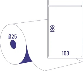 Avery-Zweckform Versandetiketten Thermodirekt, 103x199mm, weiß, 2er-Pack (700 Etiketten)